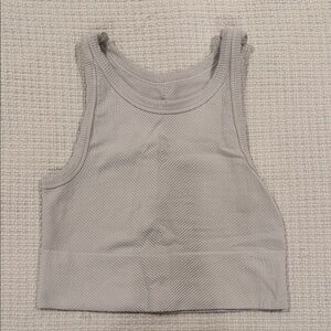 boutique cropped compression tank top